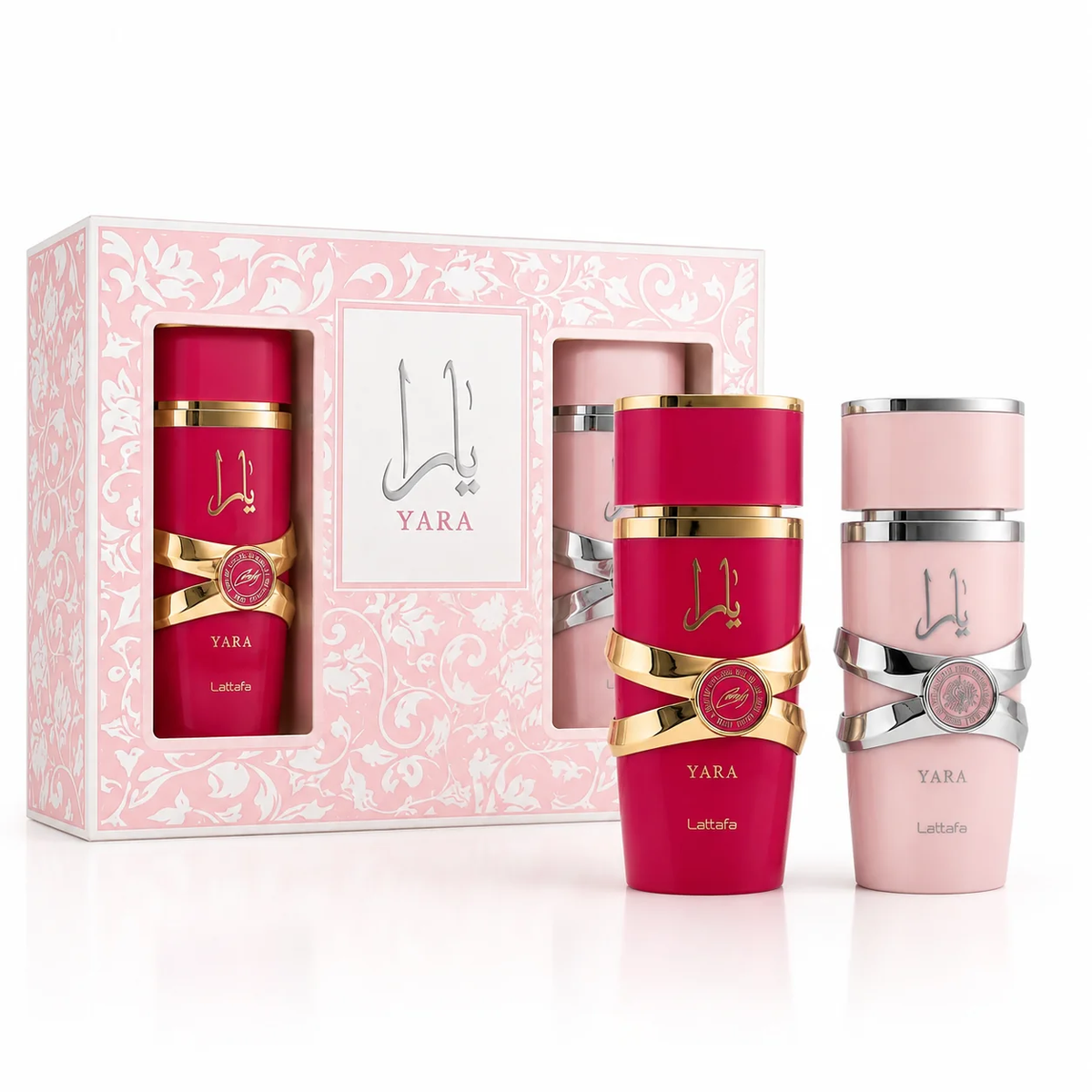 Lattafa Yara Pink and Yara Candy 3.4 oz Eau de Parfum duo gift set