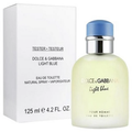 Dolce & Gabbana Light Blue Pour Homme Eau de Toilette 125 ml 4.2 oz tester bottle and white tester box