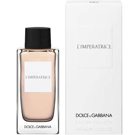Dolce & Gabbana L'Imperatrice Eau de Toilette 3.4 oz bottle and white box
