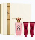 Q by Dolce & Gabbana Eau de Parfum 3.4 oz bottle with lotion, gel and gift box
