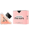Prada Paradoxe Eau de Parfum refillable 3.0 oz triangular bottle and pink box