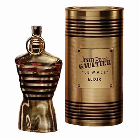 Jean Paul Gaultier Le Male Elixir 2.5 oz bottle and packaging