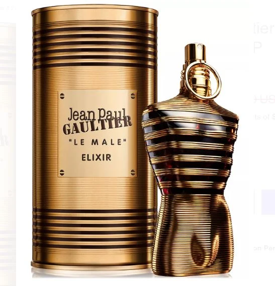 Jean Paul Gaultier Le Male Elixir bottle and packaging