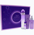 Perry Ellis 360 Purple for Women fragrance gift set in purple packaging