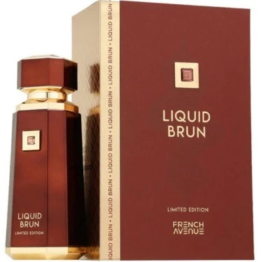 French Avenue Liquid Brun Limited Edition bottle and box