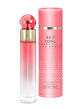 Perry Ellis 360 Coral for Women Eau de Toilette bottle and pink box