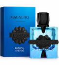 French Avenue Magnetiq Aromatix X blue perfume bottle and box