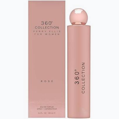 Perry Ellis 360 Collection Rose for Women, 3.4 oz, pink bottle and box
