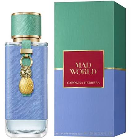 Carolina Herrera Luckycharms Mad World perfume bottle and box