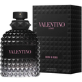 Valentino Uomo Born in Roma black studded bottle and box