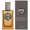 Dolce & Gabbana Devotion Pour Homme Eau de Parfum 3.4 oz amber bottle and gray box