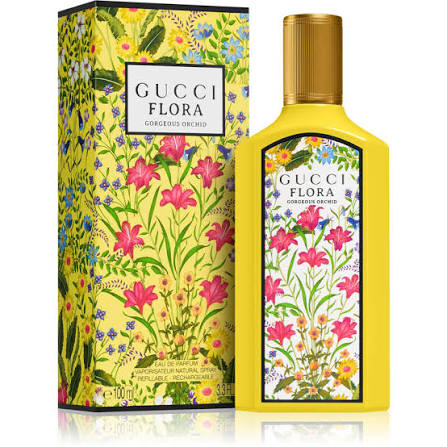 Gucci Flora Gorgeous Orchid Eau De Parfum bottle and box